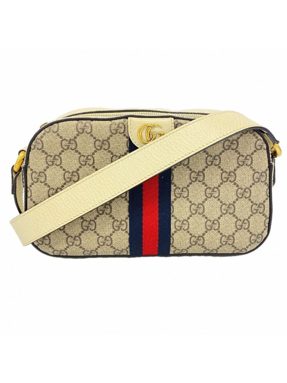 Gucci Shoulder Bag Ophidia Beige Gold